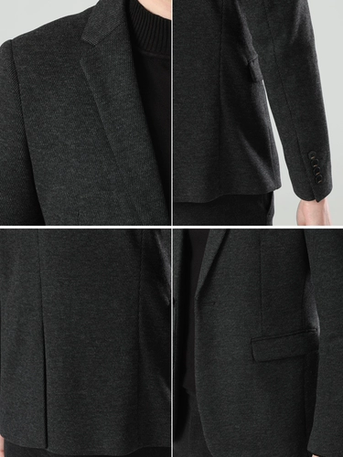 Трендовый пиджак классического кроя для отдыха, изысканный стиль, облегающий крой, в корейском стиле