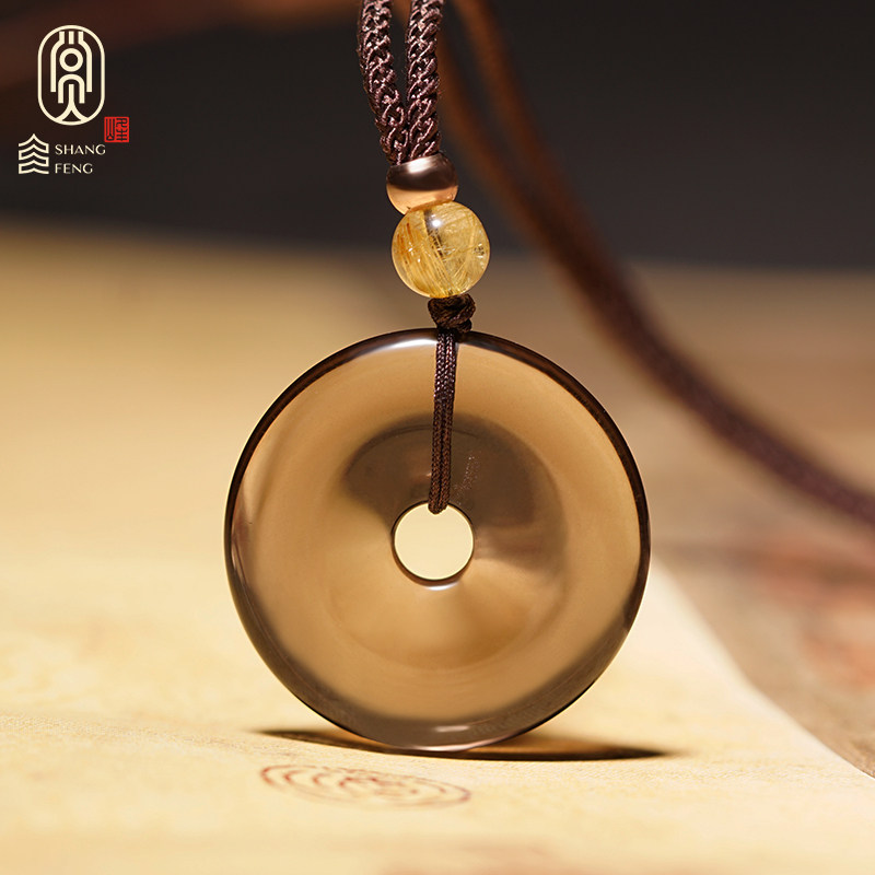 Natural ice seed Black Yaoshi Ping An Pendant Pendant male and female lovers belong to the Bull Tiger Dragon Snake Ben Life Ornament Item Pendant Pendant