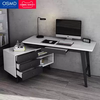 Nordic desk simple modern multifunctional computer desk home office desk telescopic corner learning table