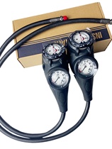 New diving triple table Taiwan SB-SCUBA pressure gauge depth gauge pointer needle direction meter diving suit