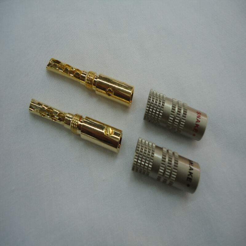 High quality full copper speaker banana head banana plug sound plug power amplifier connected to sound box plug