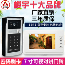  Aiteda visual password credit card intercom doorbell Home HD wired villa video visual intercom access control