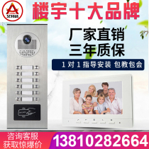  Aiteda directly press the video intercom electronic doorbell Home HD wired villa video video intercom access control