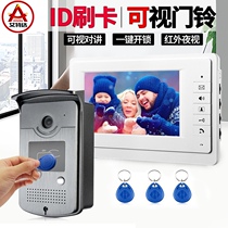  Aiteda video intercom doorbell Home HD wired indoor video call Building credit card access control