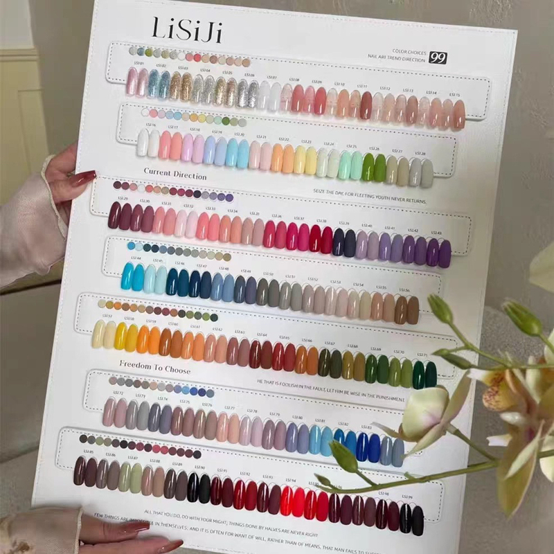 Lisji 99-Color Plant-Based Nail Polish Gel 2025 New Popular Product Four-Season Rainbow Color Nail Salon Special Set Lisji 99-Color Plant-Based Nail Polish Gel 2025 New Popular Product Four-Season Rainbow Color Nail Salon Special Set
