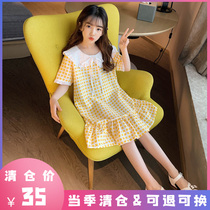 Girls Summer Dress Childrens Skirt 2021 New Korean version of Western Style Childrens Wear Girls Summer Princess Dress