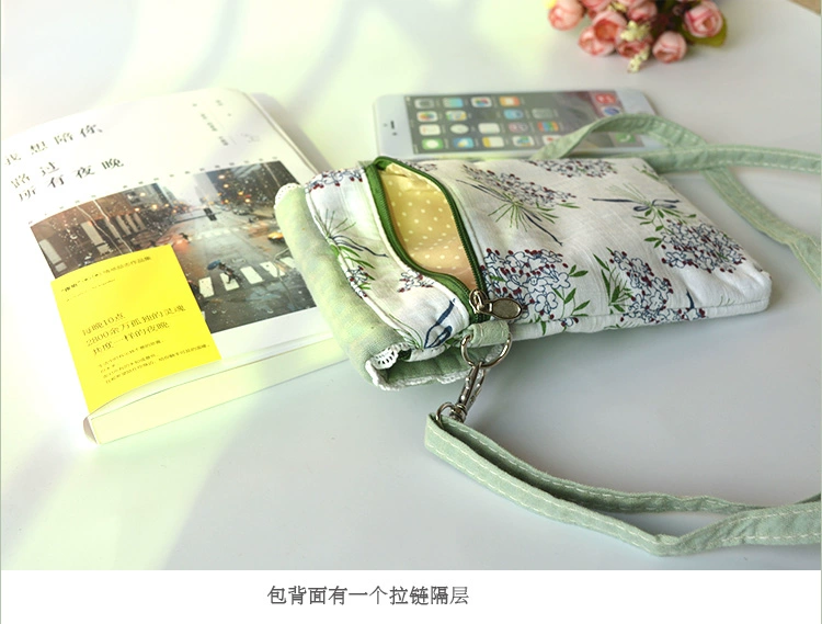 Phiên bản tiếng Hàn của túi đựng điện thoại di động 3 lớp 6 inch nữ túi mini mới
