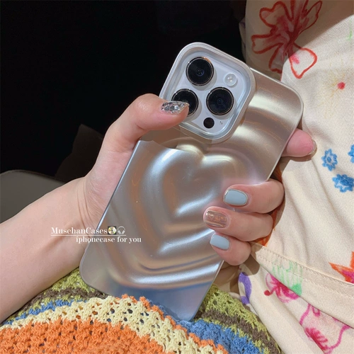 Apple, брендовый серебряный трехмерный совместимый чехол для телефона, iPhone15 Pro, iPhone 11/12/13, защитный чехол, iphone, 14, 14promax