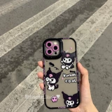 Корейский ins темно-сладкий крутой мультяшный кот подходит для iphone13promax apple 12 прозрачный девчачий мягкий чехол