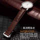 Suitable for Omega watch strap genuine leather Seamaster Die Fei Speedmaster series original style round pattern crocodile leather strap