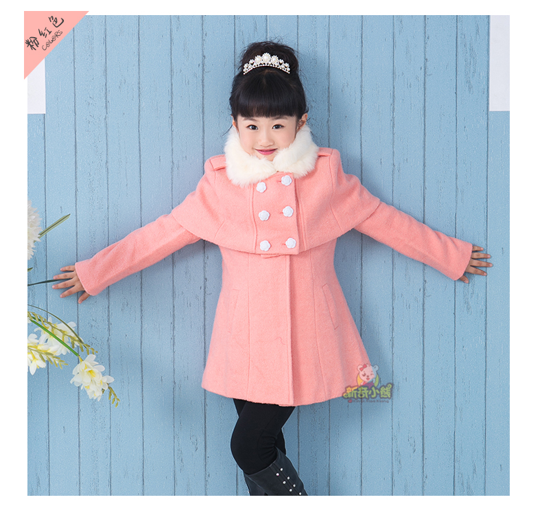 Manteau pour fille en mélange - Ref 2161857 Image 29