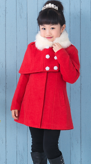 Manteau pour fille en mélange - Ref 2161857 Image 9