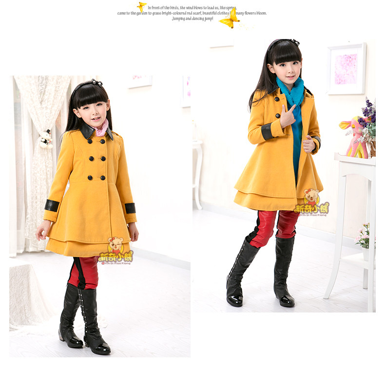 Manteau pour fille en mélange - Ref 2161674 Image 21