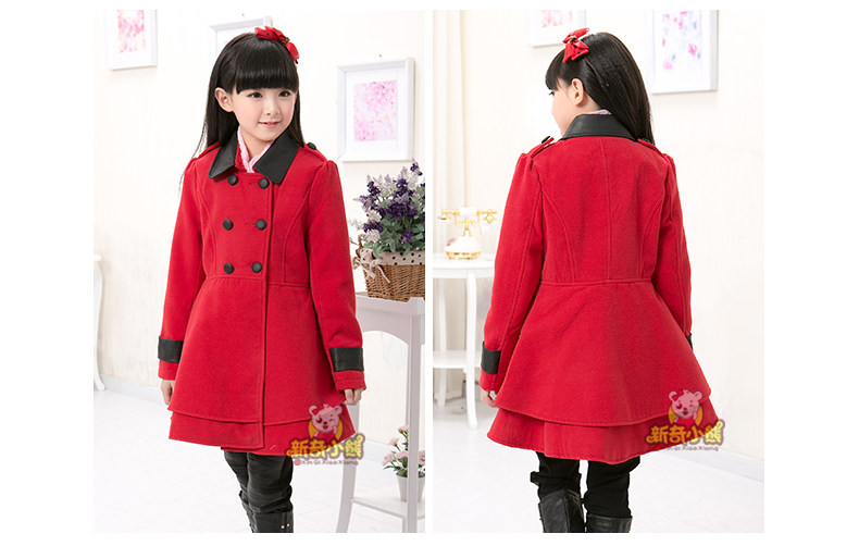 Manteau pour fille en mélange - Ref 2161674 Image 28