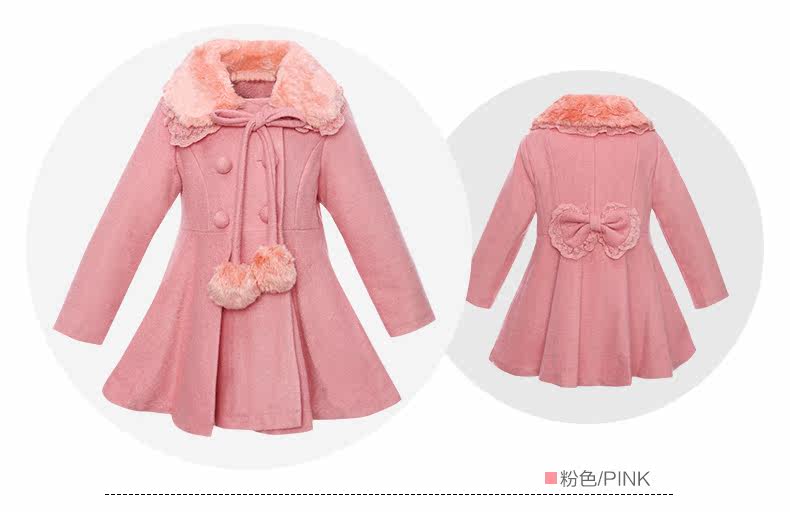 Manteau pour fille en laine - Ref 2161998 Image 36