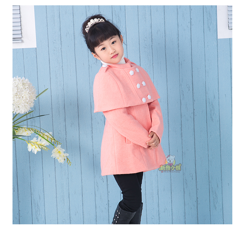 Manteau pour fille en mélange - Ref 2161857 Image 34