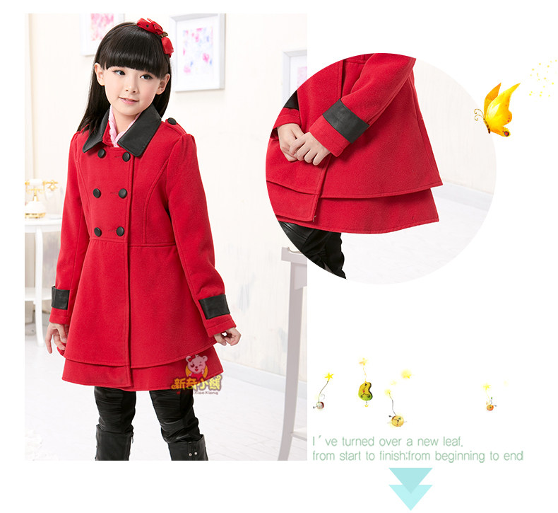 Manteau pour fille en mélange - Ref 2161674 Image 27