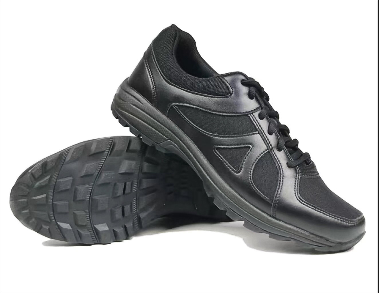 Outdoor New Black Spring Autumn Shoes Light Breathable Running Shoes Men's Field Sneakers