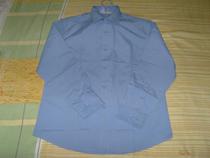 Mens suit Blue summer air blue lining Long sleeve shirt Yellow lining