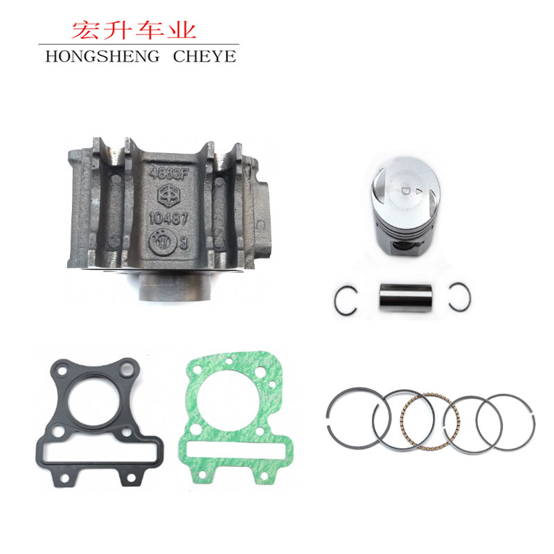 Zongshen Piaggio BYQ50QT-3 FLY50 lady 50 scooter cylinder block piston ring cylinder liner cylinder