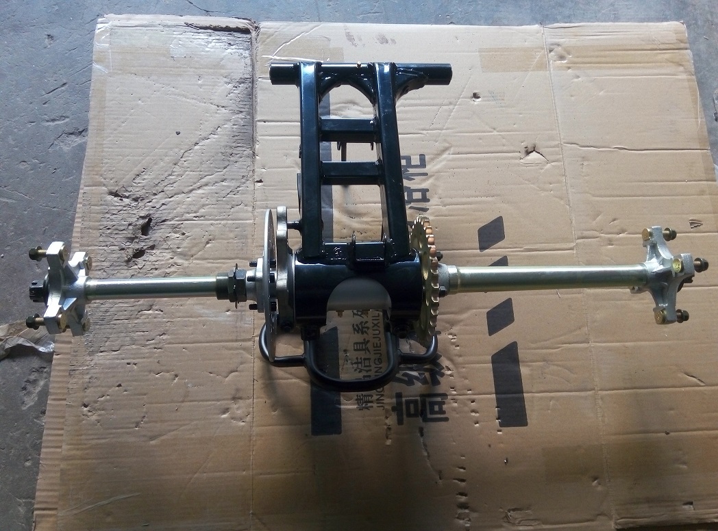Big Bull GY6 built-in reverse ATV rear axle modified three-wheeled kart rear axle assembly