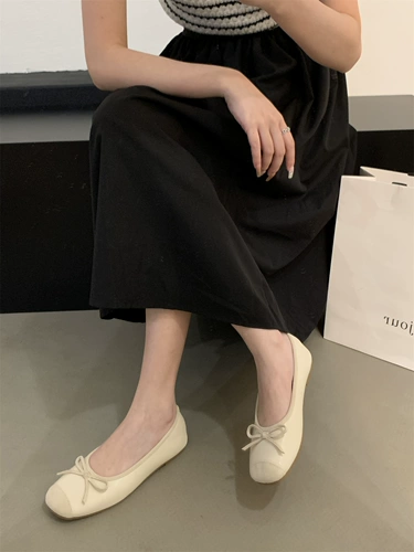 Красная обувь, коллекция 2023, в корейском стиле, французский ретро стиль