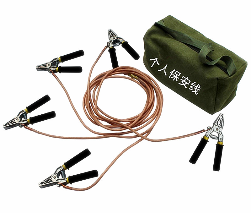 Low voltage personal security grounding wire 25 square high voltage grounding wire grounding rod grounding pin grounding clip