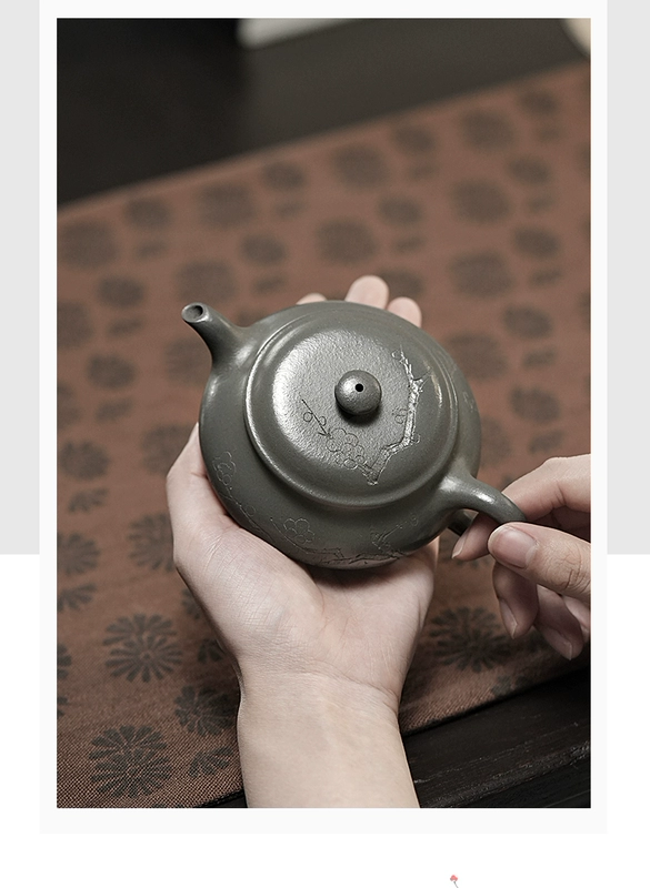 Guyuetang Yixing ban đầu khoáng cát tím nồi nguyên chất handmade ấm trà Trung Quốc hộ gia đình Kung Fu trà Xunmei Ming bếp nồi ấm tử sa