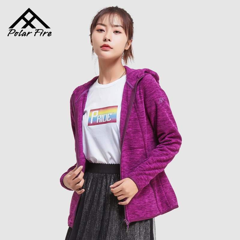 POLAR FIRE 极地火 女式连帽抓绒外套 天猫优惠券折后￥66包邮（￥116-50）3色可选