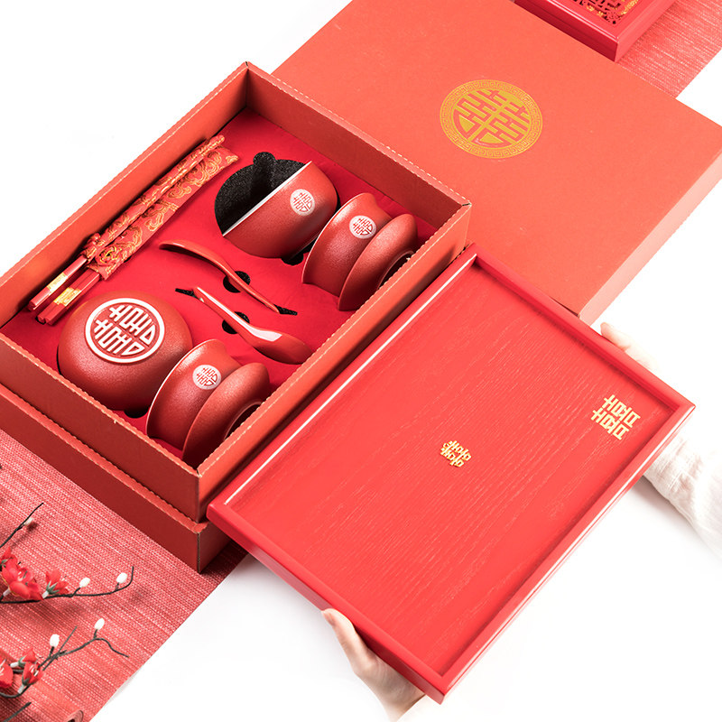 Wedding Toast Cup with Festive Bowl Suit Wedding Bowl of Festive Bowl with Festive Bowl Pair of Wedding Bowls for Cup Weddings Gables Grand-Taobao