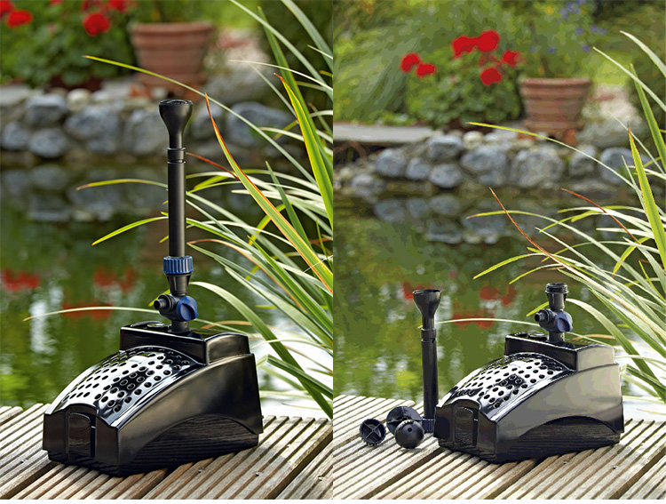 German Au Arthur Garden Fake Mountain Fish Pool Fountain Waterscape Filter Pond Water Purification Germicidal Water Circulation Pumps