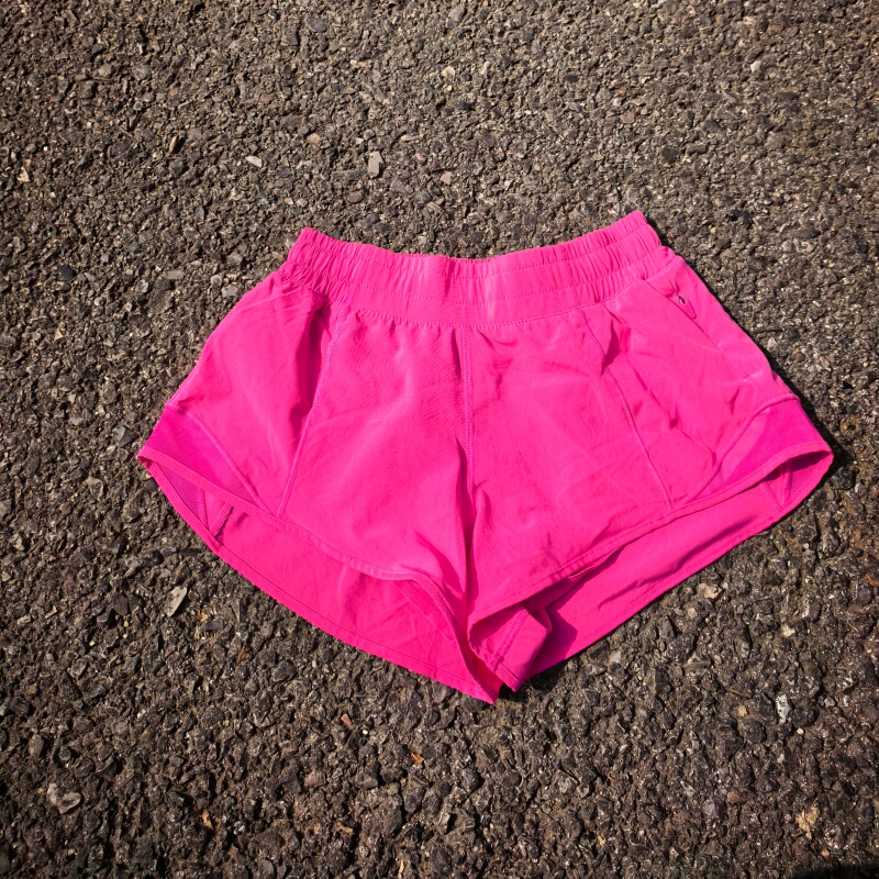 Foreign Trade Export Dopamine-Colored Marathon Fluorescent Quick-Drying Anti-Exposure Running Fitness Yoga Sports Mesh Shorts