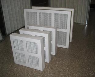 The large gold air conditioning filter screen