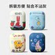 SpongeBob 크리에이티브 만화 에어 포드 헤드폰 슬리브 에어 포드 Pro2 보호 케이스 Apple Wireless Bluetooth 헤드폰 케이스 매트 소프트 쉘 실리콘 커플 커플 모델 1/2 세대에 적합한 3 세대
