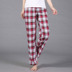 Quần kẻ sọc mùa hè Pyjama nữ mỏng kích thước lớn Quần nhà dành cho nữ Quần cotton Mùa xuân và mùa thu Quần nhà rộng rãi quần ống rộng nữ Quần tây