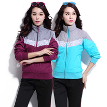 Korean fashion outdoor fitness running jacket coat thin womens casual sportswear windbreaker wind suit