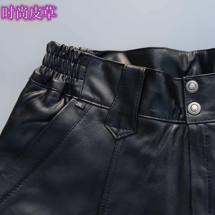 Pantalon cuir homme droit pour hiver - Ref 1481478 Image 9