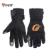 Găng tay xe máy mùa đông RideTribe găng tay đua ấm áp không thấm nước quạt xe cưỡi găng tay nam và nữ - Xe máy Rider thiết bị đai bảo vệ đầu gối Xe máy Rider thiết bị
