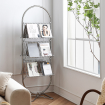 Jerrys tide designer magazine rack medieval bookshelf Nordic simple style storage rack ins style book shelf