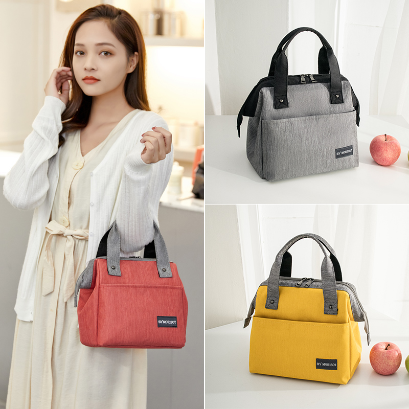 Handbag insulation bag aluminum foil thickened waterproof bento bag does not leak lunch box bag with rice bag hand carry office worker meal bag