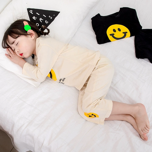 Детская пижама, хлопковый лонгслив для принцессы, комплект для девочек, осенняя, детская одежда, в западном стиле