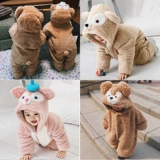 Детская куртка, детское термобелье, детский зимний пуховик, 1 лет, 1-2 лет, увеличенная толщина