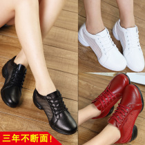 A few times smell leather dance shoes womens autumn new dance shoes with sailors soft bottom modern square dance shoes