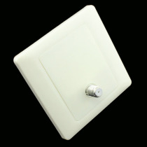 Digital TV cable TV86 ivory white household concealed wall switch Socket F head panel one in and one out