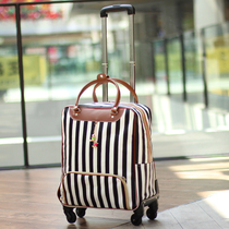Short Travel Bag Women Luggage Bag Mens Large Capacity Universal Wheel Tie Bar Bag Han Edition Handbag Folding Boarding Luggage