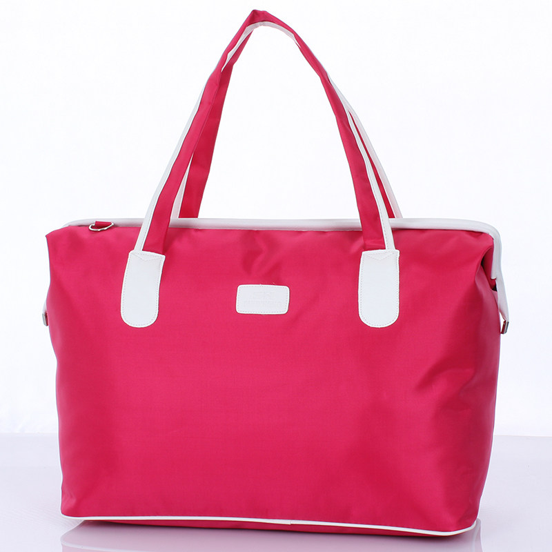 Super large capacity Korean version of the portable travel bag waterproof travel bag women's short-distance luggage bag men's Oxford cloth boarding bag