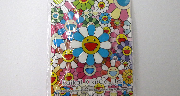 SF trả tiền tại chỗ Murakami Takashi Murakami huy hiệu hoa mặt trời cổ điển - Trâm cài ghim cài áo sơ mi nam