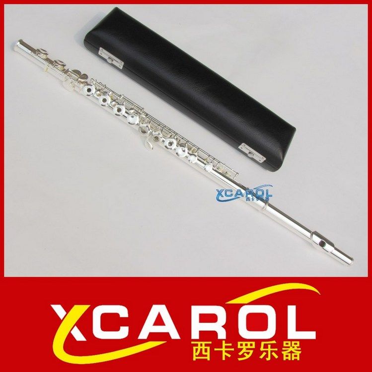 Professional performance grade flute C key plus E key Silver-plated drilling series Universal