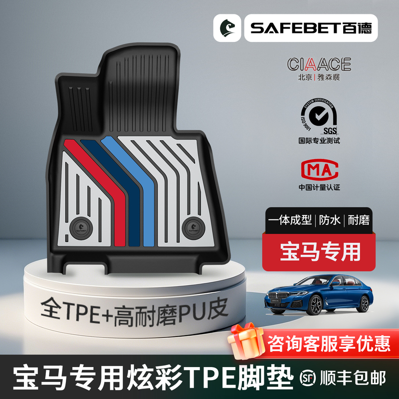 Suitable for Bmw X3, X4, X5, Lx1, 3 Series, 5 Series, Ix3/I3, I5, Full Tpe Car Floor Mats, Special Floor Mats and Carpets