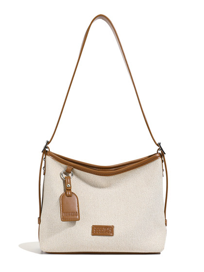 Light Luxury Niche Large-Capacity Canvas Bag for Women 2026 New Single-Shoulder Crossbody Bag with a High-End Feel for Commuting Tote Bag